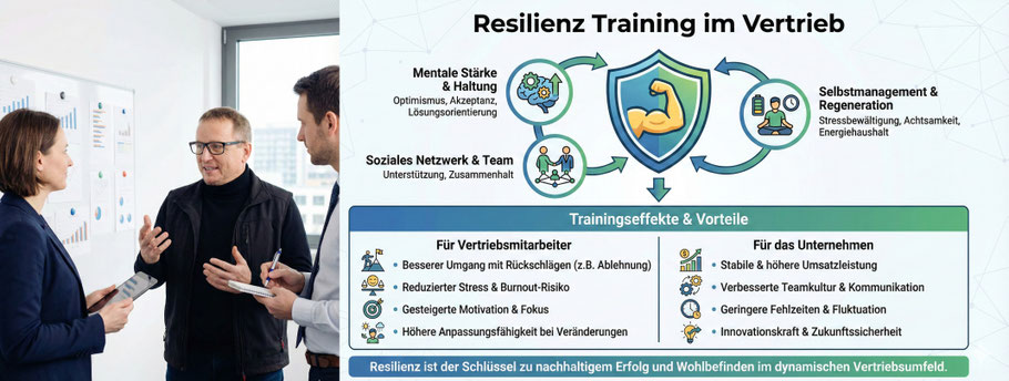 Resilienz Training im Vertrieb zahlt sich aus