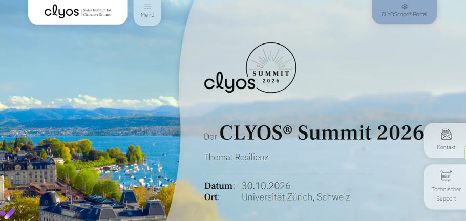 CLYOS Summit in Zürich 2026 mit Resilienz Key Note von Stefan Spiecker