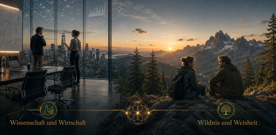 Wir verbinden Wissenschaft & Wirtschaft mit Wildnis & Weisheit