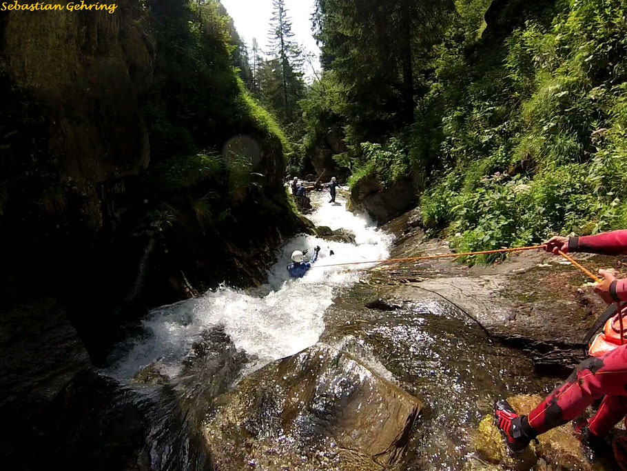 Canyoning im Tauferer Ahrntal bei Lappach