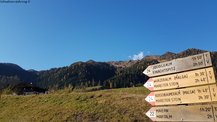 Vom Gassenhof über Wurzeralm auf die Einachspitz (2305m)