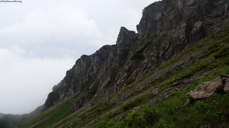 Weg zum Klettersteig