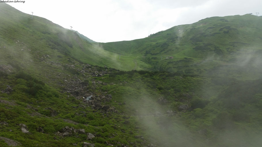 Weg zum Klettersteig