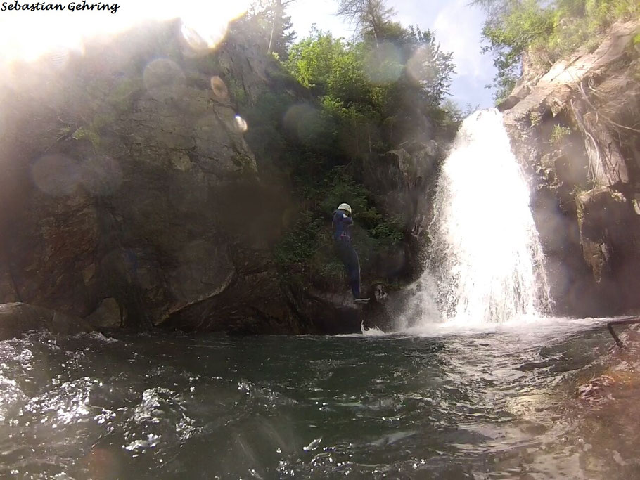 Canyoning im Tauferer Ahrntal bei Lappach