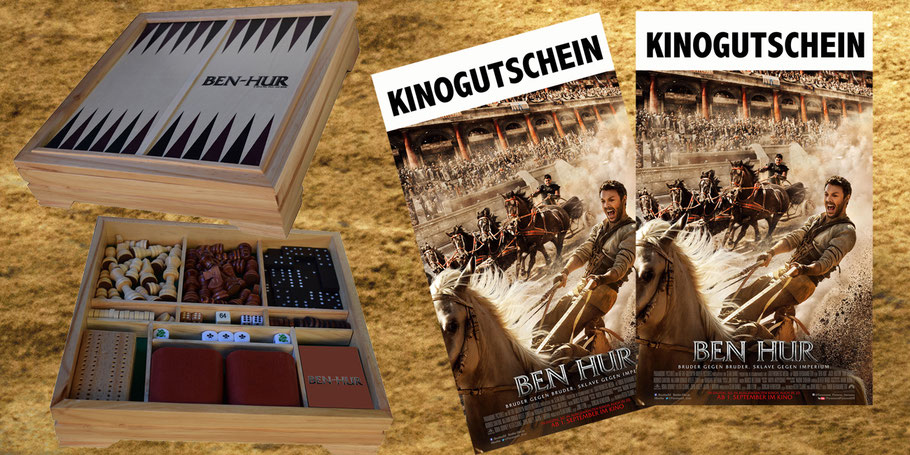 Morgan Freeman - Ben Hur - Paramount - kulturmaterial - Gewinnspiel - Fanartikel