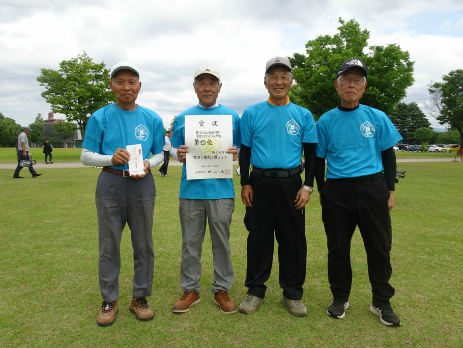 入賞した額公民館Aチーム