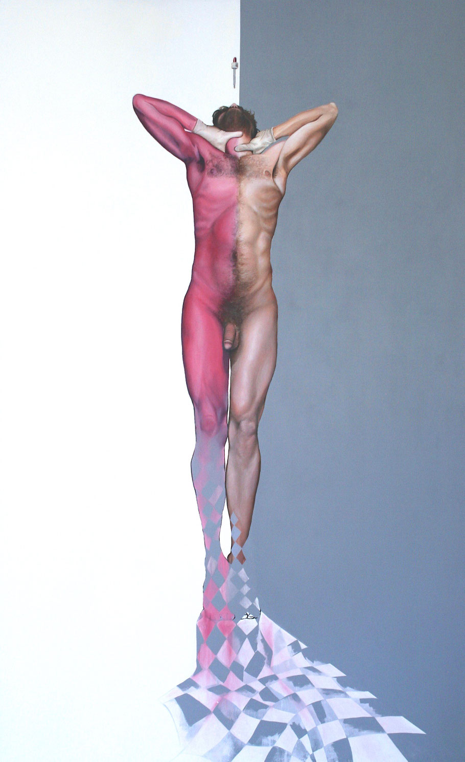 Enjoy, 2016 , Öl auf Leinwand, 250 x 155 cm
