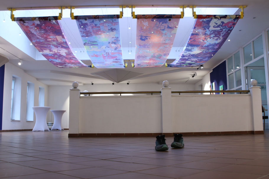 Kinetic sculpture Trānsfōrmāre, 2025 Exhibition Trānsfōrmāre Schlumberger Kellerwelten, Vienna 500 × 600 cm