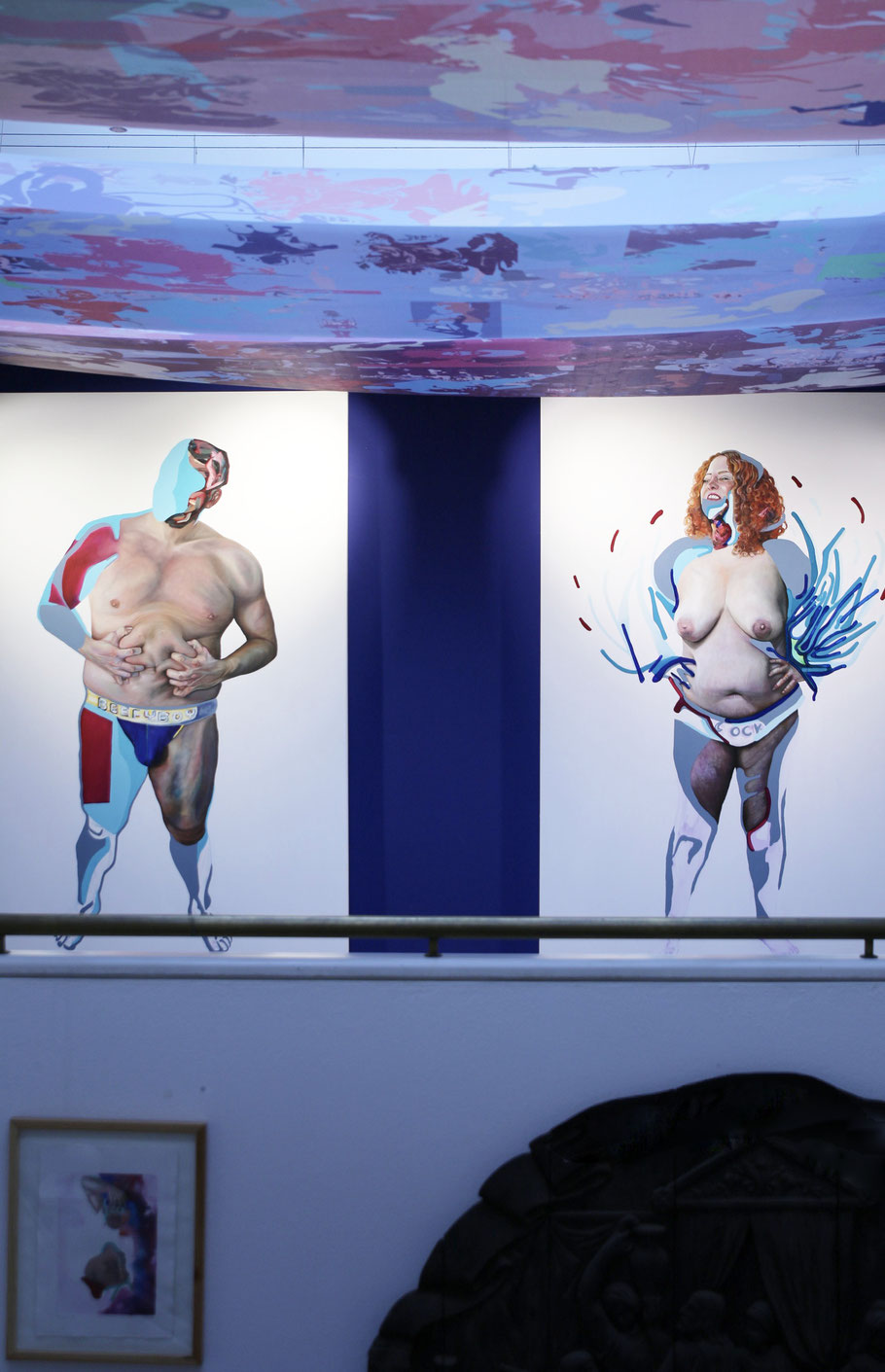 Trans/Masc (Serie 4), #16–17 2021–2022 Öl auf Leinwand 250 × 150 cm, Trans/Masc (Series 4), #16–17 2021–2022 Oil on canvas 250 × 150 cm