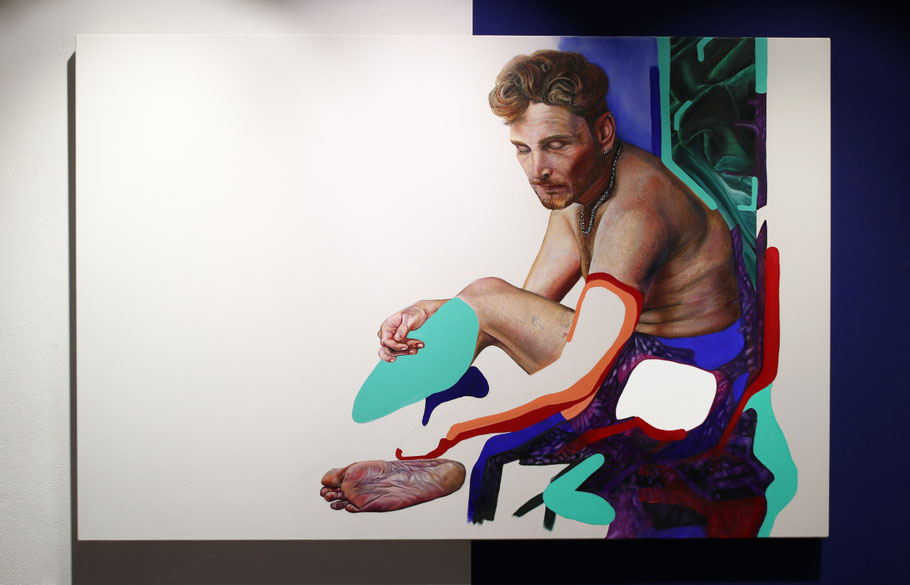 Conditio Humana 4 2025 Oil on canvas 200 × 120 cm