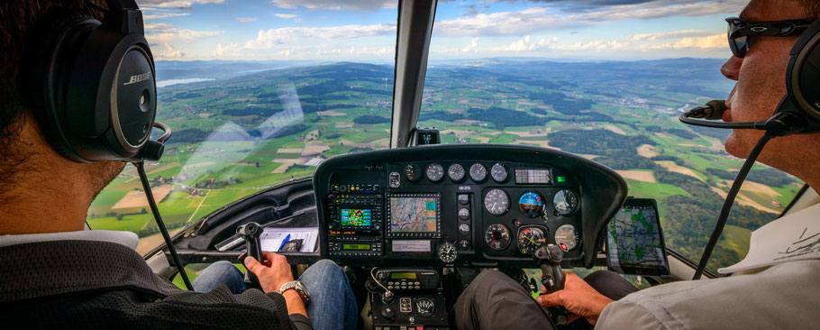 Helikopter Selber fliegen ab Basel