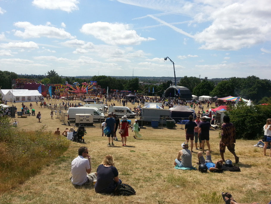 Le concert de jeunes talents se déroulant à Lewisham durant le "Peoples's Day"