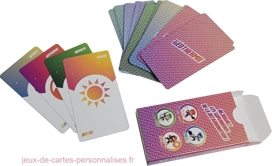 jeux de cartes personnalisés publicitaires recto verso