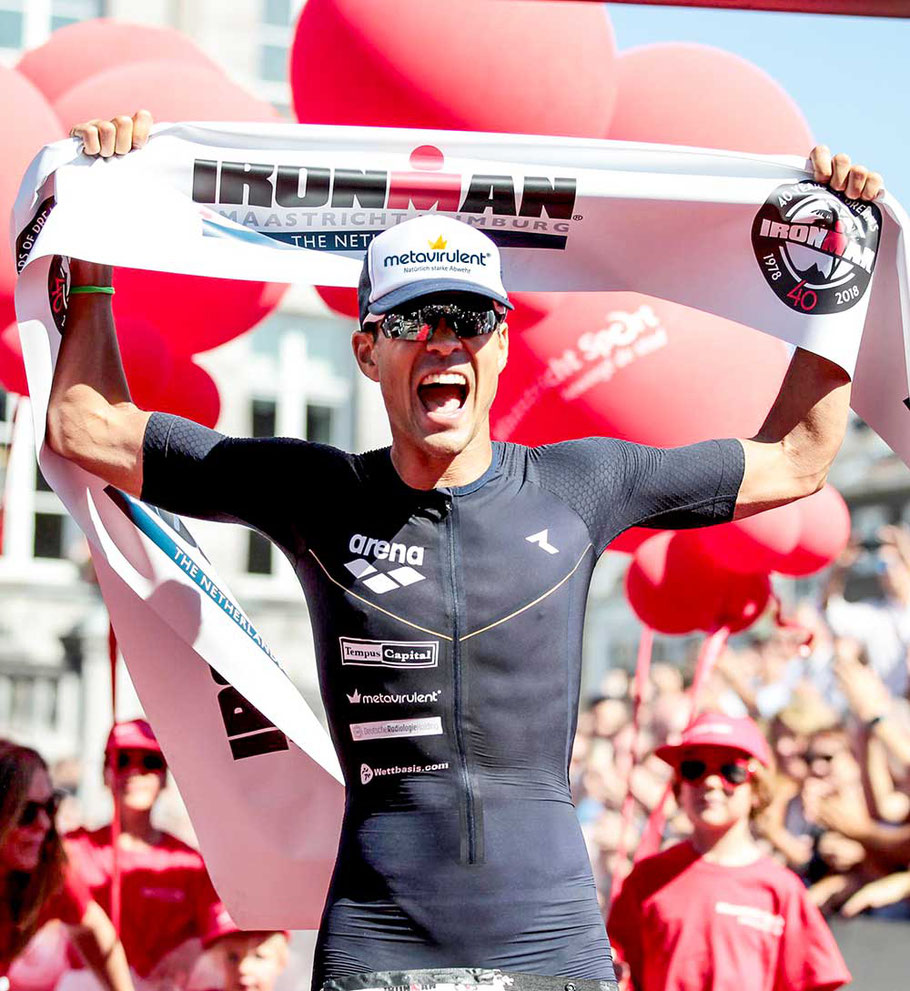 Pascal Ramali gewinnt den Ironman Maastricht