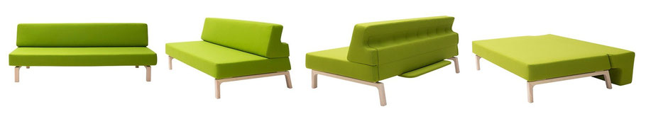 LAZY Bettsofa und Schlafsofa von SOFTLINE
