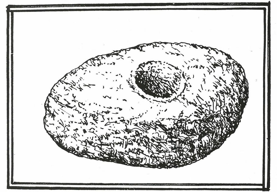 Steinaxt: Fundort Hurrel ca.  2.000 Jahre alt