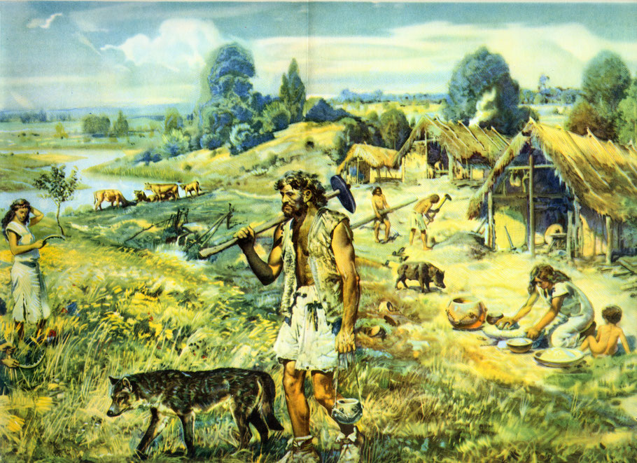 Erste Siedler auf der Geest vor 4.000 Jahren