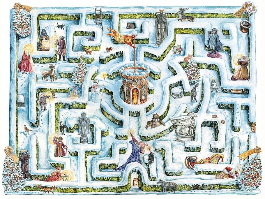 Adventskalender "Das Weihnachtslabyrinth" ars Edition 2016