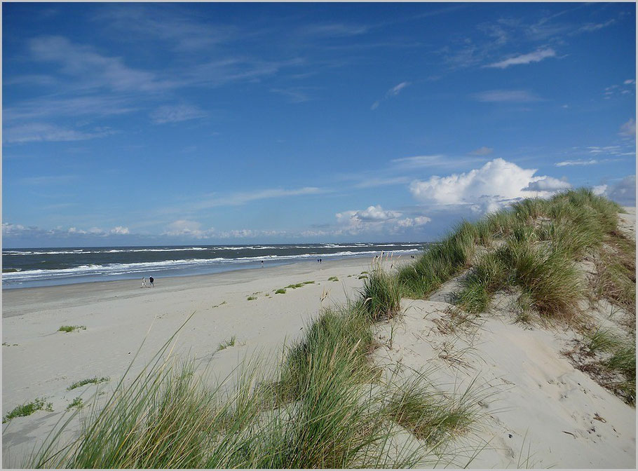 Am Strand - die Erholung für Wattwanderer