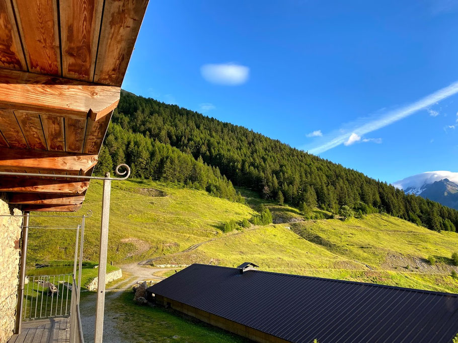 ........la salita che si affronterà a freddo dal rifugio