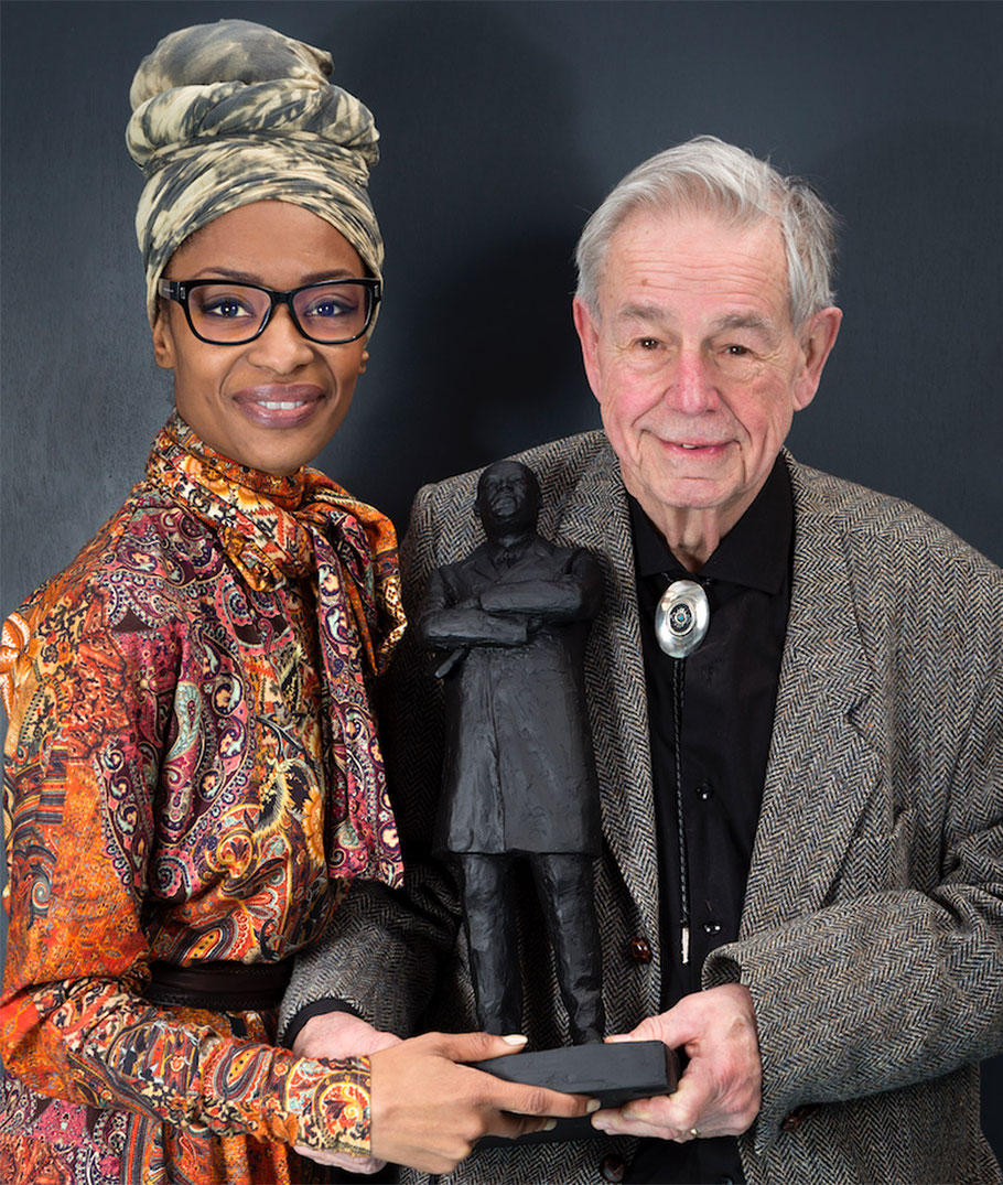 Sylvana Simons and Harcourt Klinefelter, 2018. Photo: Ruud Meulmeester