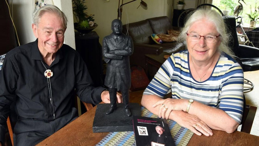 Harky and Annelies in their home in Steenwijkerwold, 2018. Photo: Sieb van der Laan