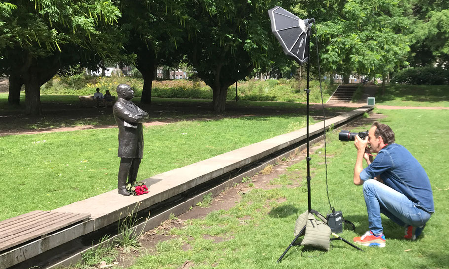 Photoshoot by Martijn Gijsbertsen for newspaper Trouw, July 1, 2020 