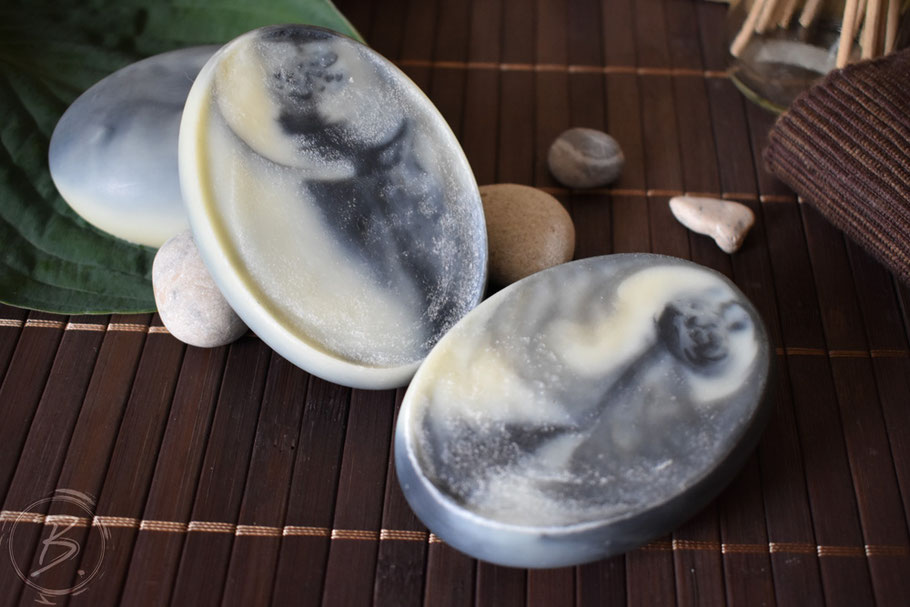  B.nature I Handmade Brine Soap with activated charcoal