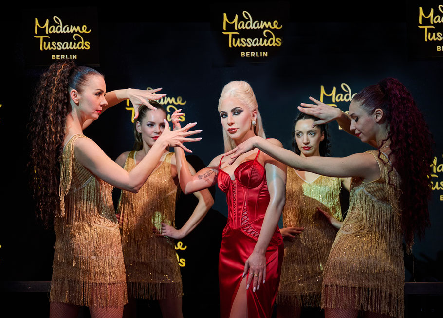Pop-Queen Lady Gaga zieht als Wachsfigur ins Madame Tussauds Berlin ein. © Madame Tussauds Berlin 
