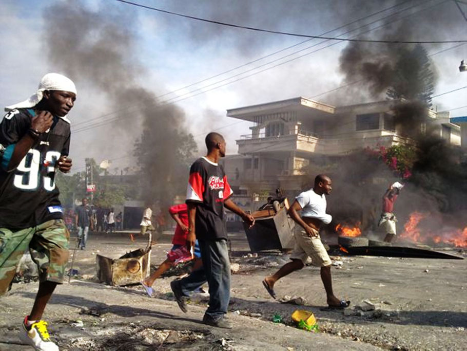 Straßenschlacht in Haiti (Archivbild). © Digital Democracy