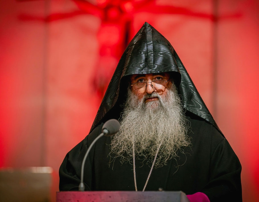 Magar Ashkarian, armenisch-orthodoxer Bischof von Aleppo. © Tobias Doering/ Radio Horeb