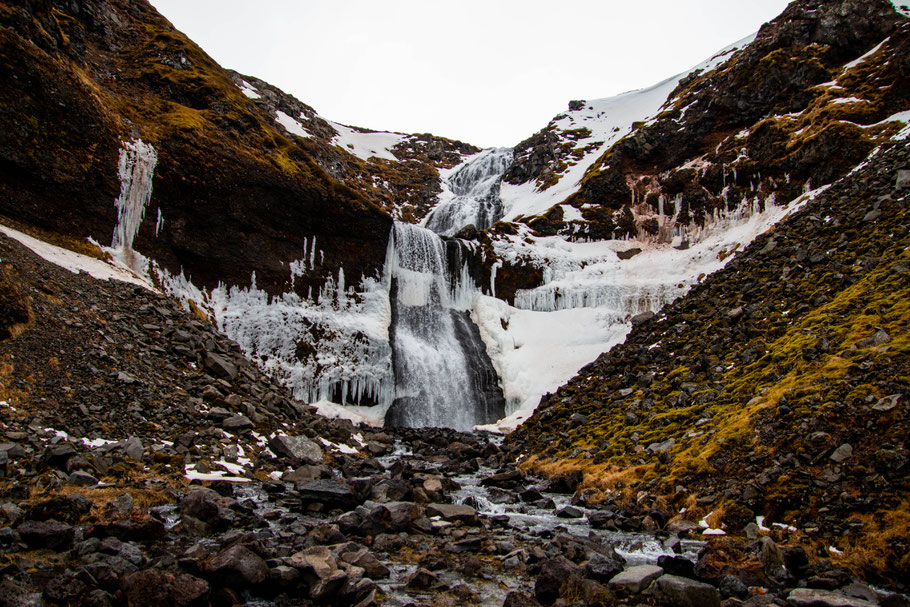 Kerlingafoss, Snæfellsnes Peninunsula, iceland, landscape, waterfall