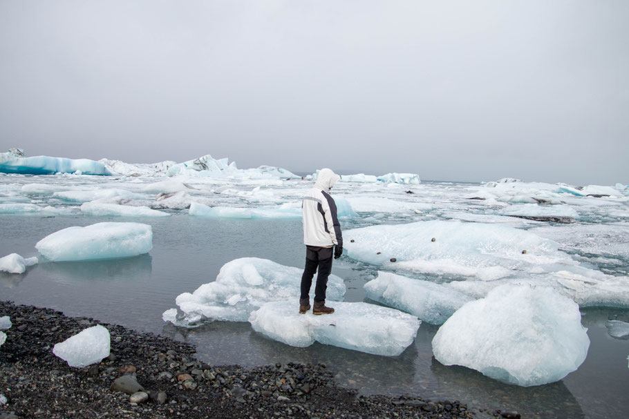 Jökulsárlón, glacier lagoon, landscape, iceland