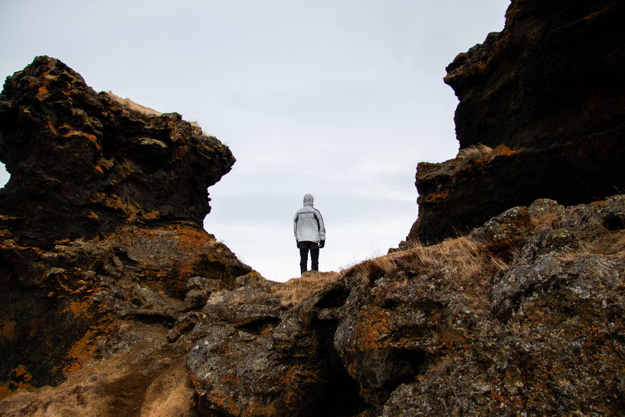 Hofdi, lake Mývatn, iceland, lava formations, lanscape