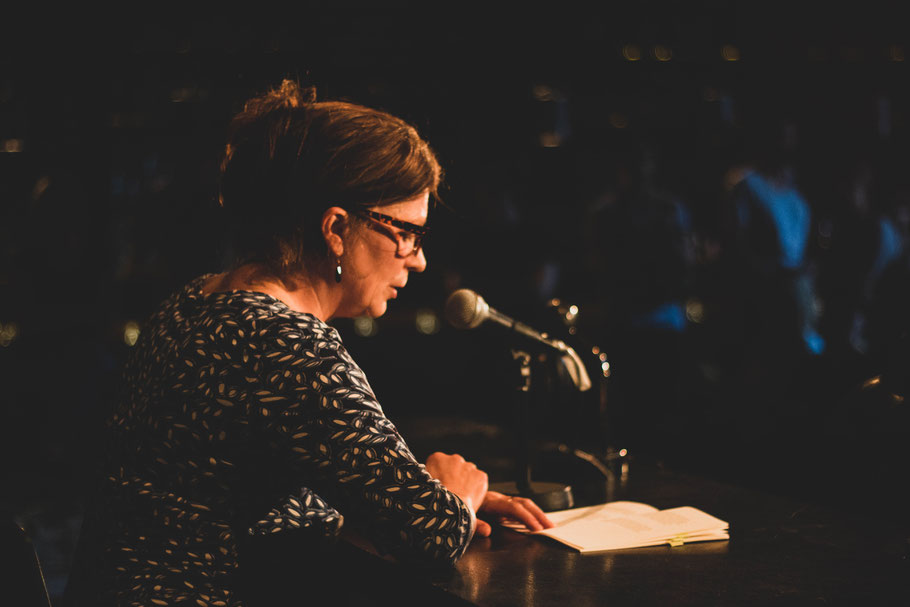 author Tone Avenstroup reading her work