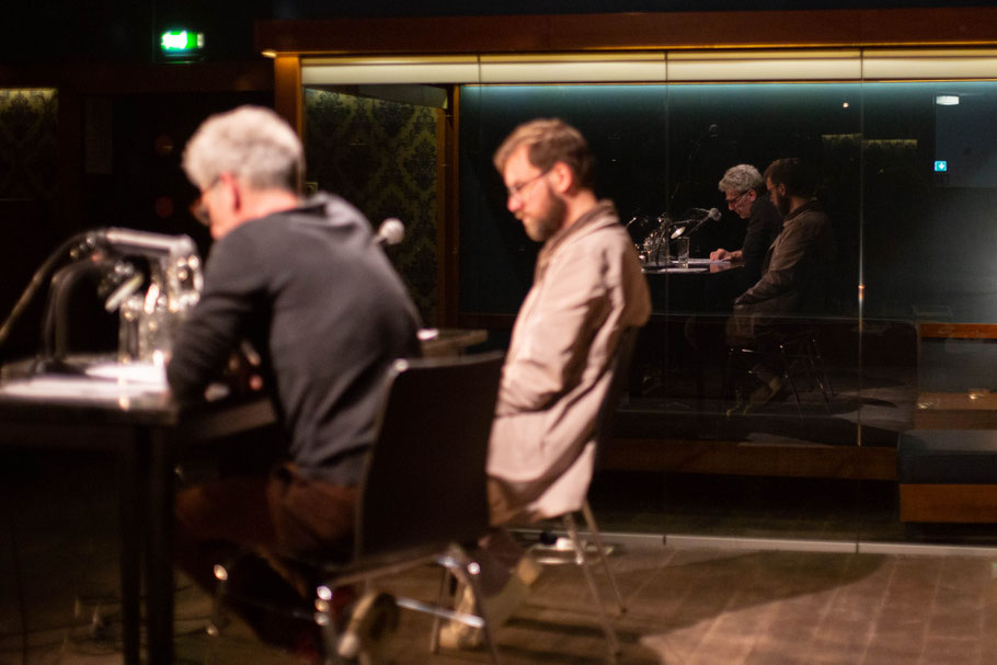 Author Alan Pauls reading his work and Jannis Hartman reading the German translation