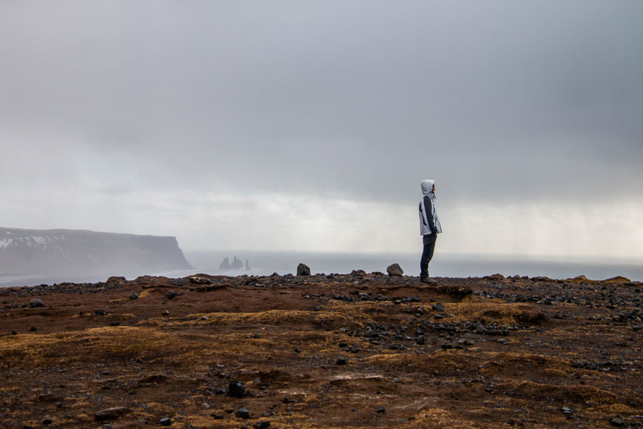 Dyrhólaey, cliff, iceland, landscape