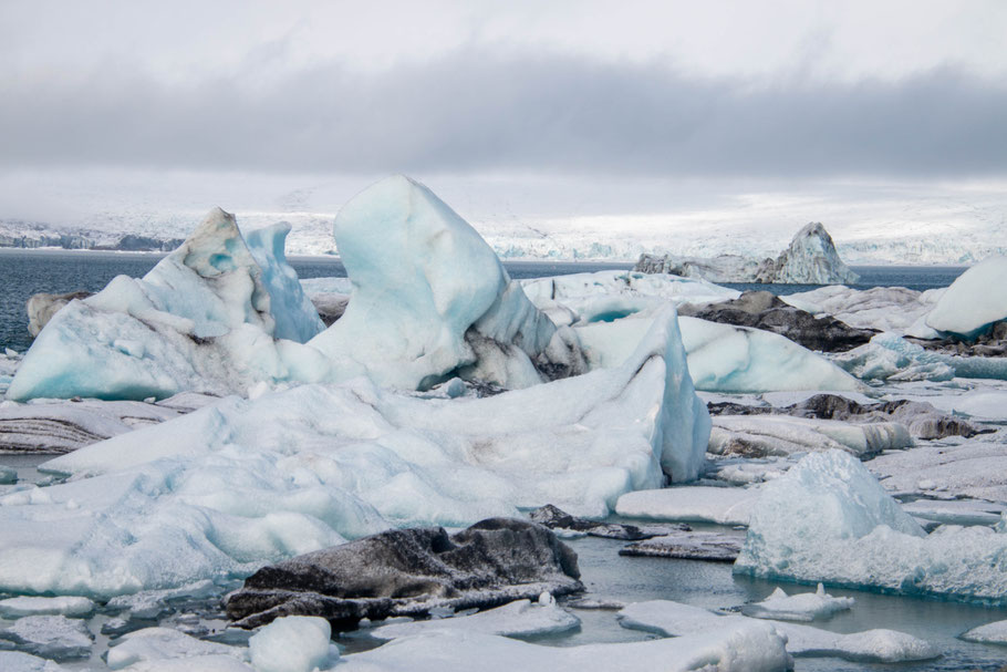 Jökulsárlón glacial lagoon, iceland, landscape, Breiðamerkurjökull glacier