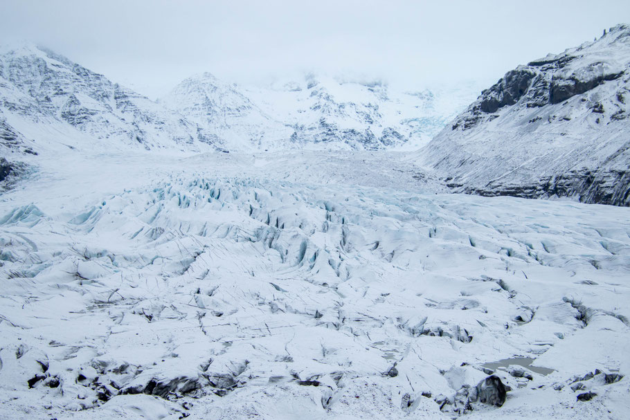 Svínafellsjökull, landscape, iceland