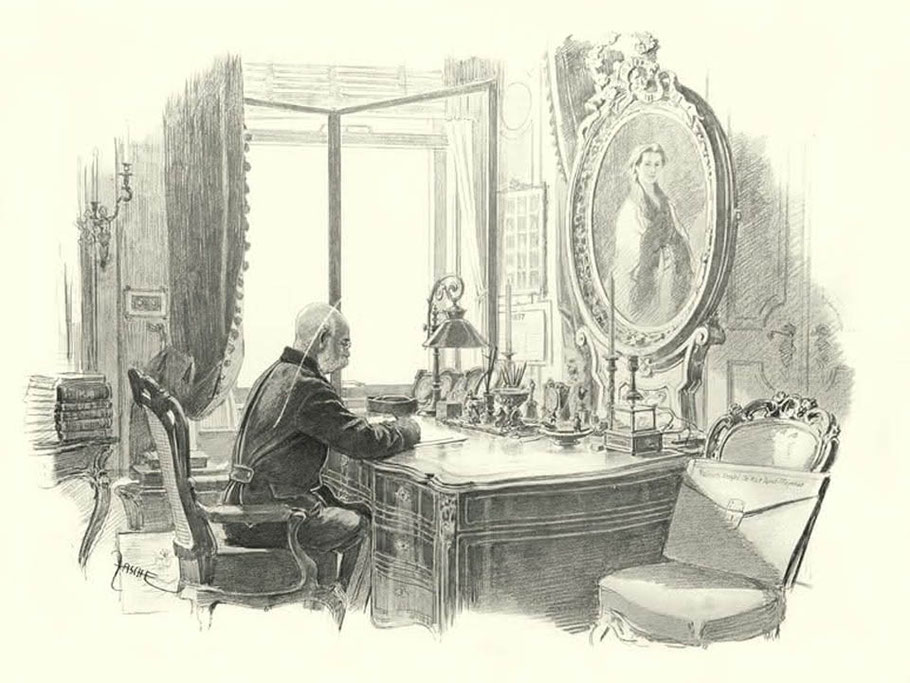 Historisches Homeoffice in Wien, Kaiser Franz Joseph 