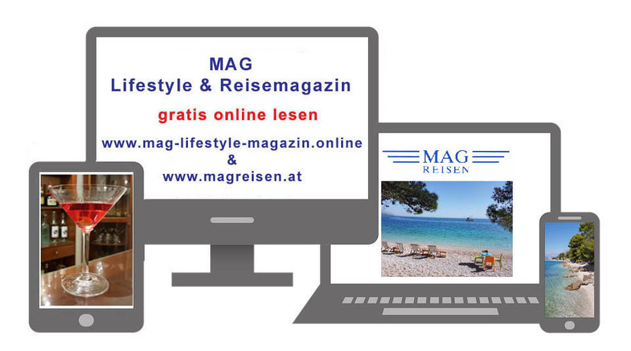MAG Reisen - Lifestyle & Reisemagazin,  das kostenlose online Reisemagazin für Reisen & Urlaub, Reiseberichte, Reportagen & Tipps gratis lesen