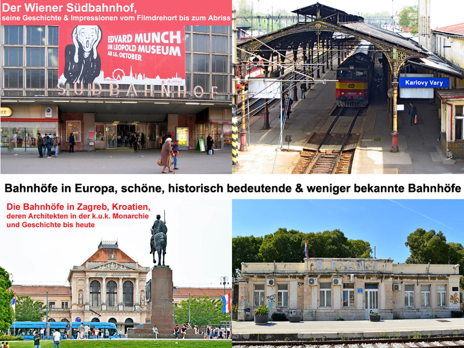 Halle des 3. Wiener Südbahnhofs, der Markuslöwe als Symbol der Verbindung Wien-Venedig © MAG Eisenbahnmagazin -  Fotograf Michael Alexander Grandits