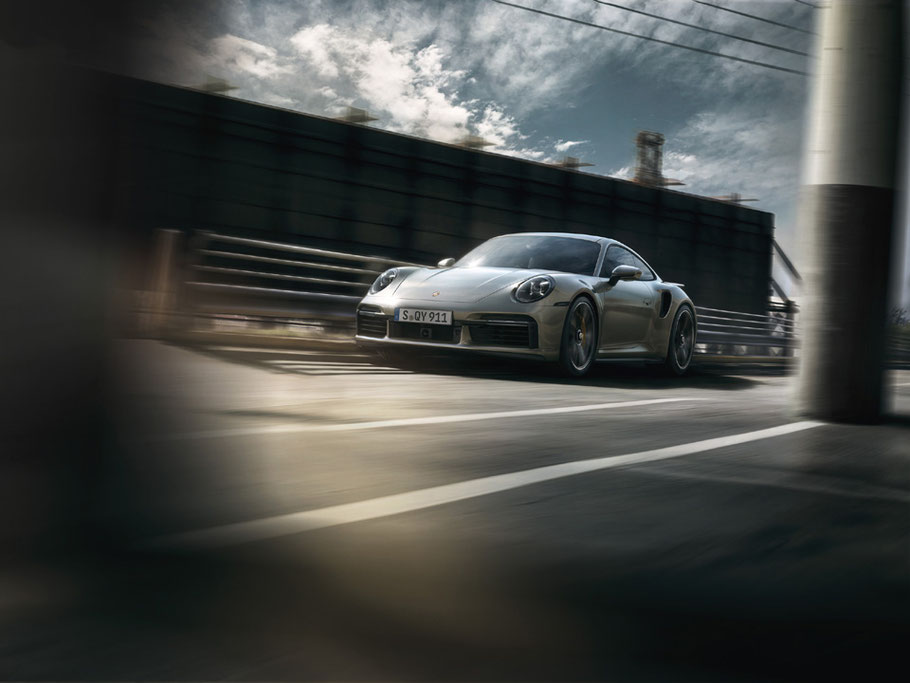 MAG Lifestyle Magazin Auto Motor Sport neu Porsche 911 Turbo S Aerodynamik Kühlluftklappen Bugspoiler Heckflügel Wet Mode Airbrake