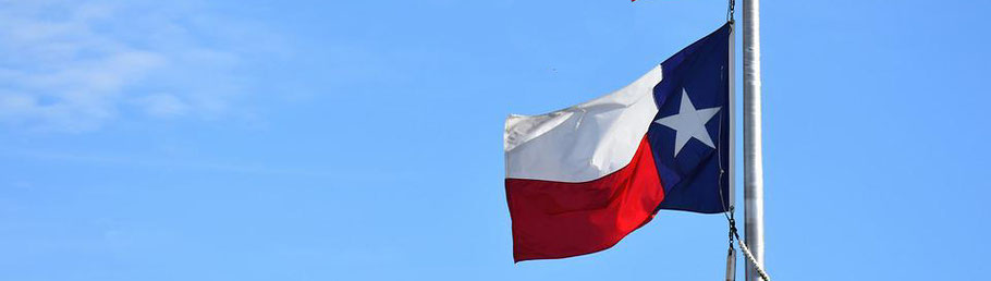 Lustiges, kurioses und Wissenswertes zu Reisezielen, Reise und Urlaub auf der ganzen Welt,  Flagge von Texas, der Lone Star State