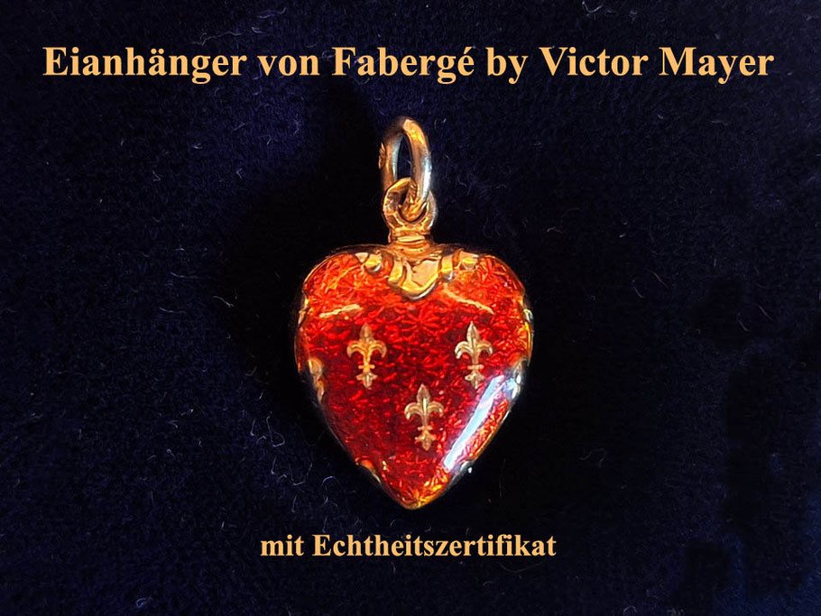 Eianhänger von Fabergé by Victor Mayer mit Echtheitszertifikat - Privatverkauf © MAG Lifestyle Magazin