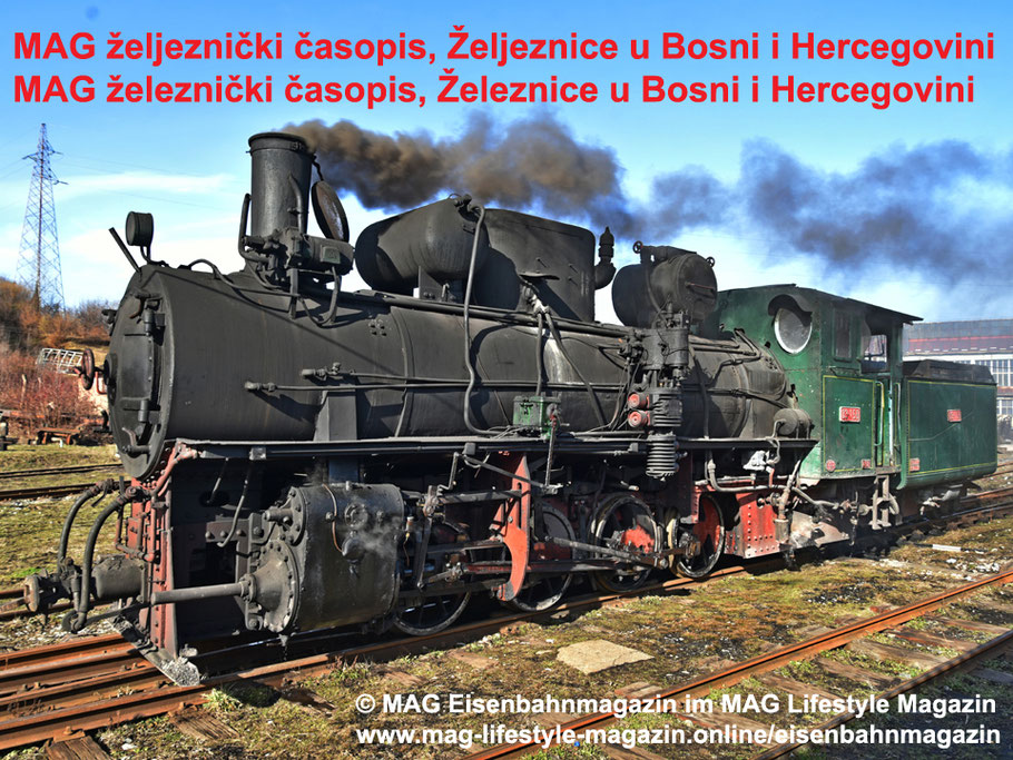 MAG Željeznički časopis , željeznice u Bosni i Hercegovini na hrvatskom, bosanskom i srpskom jeziku © MAG Eisenbahnmagazin