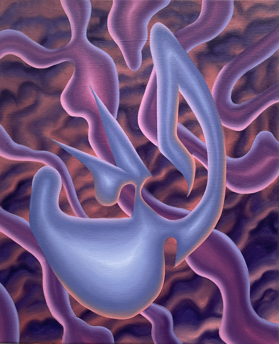 Tauo, 2024, oil on canvas, 43 x 35 cm