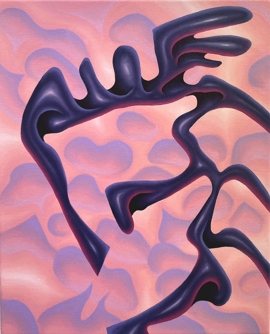 Lepto, 2024, oil on canvas, 43 x 35 cm
