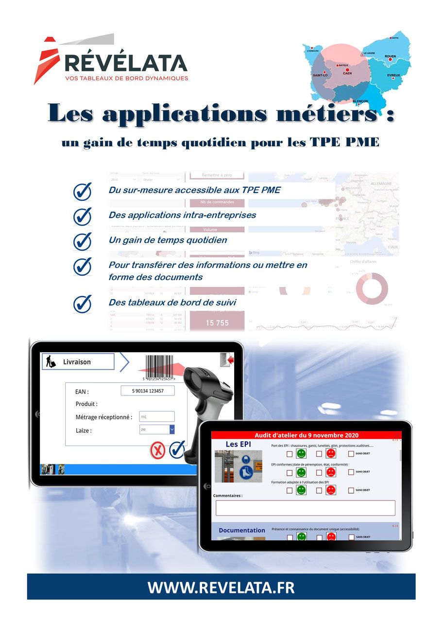 applications métiers sur mesure pour une gestion simplifiée