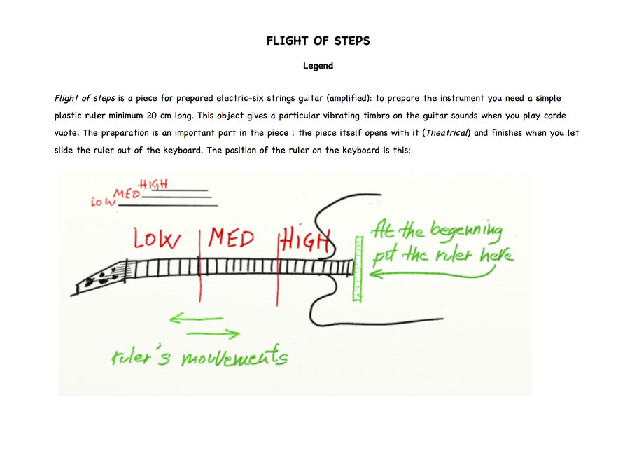 "Flight of steps", estratto